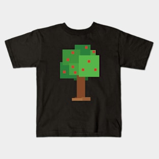 Geometric Apple Tree Kids T-Shirt